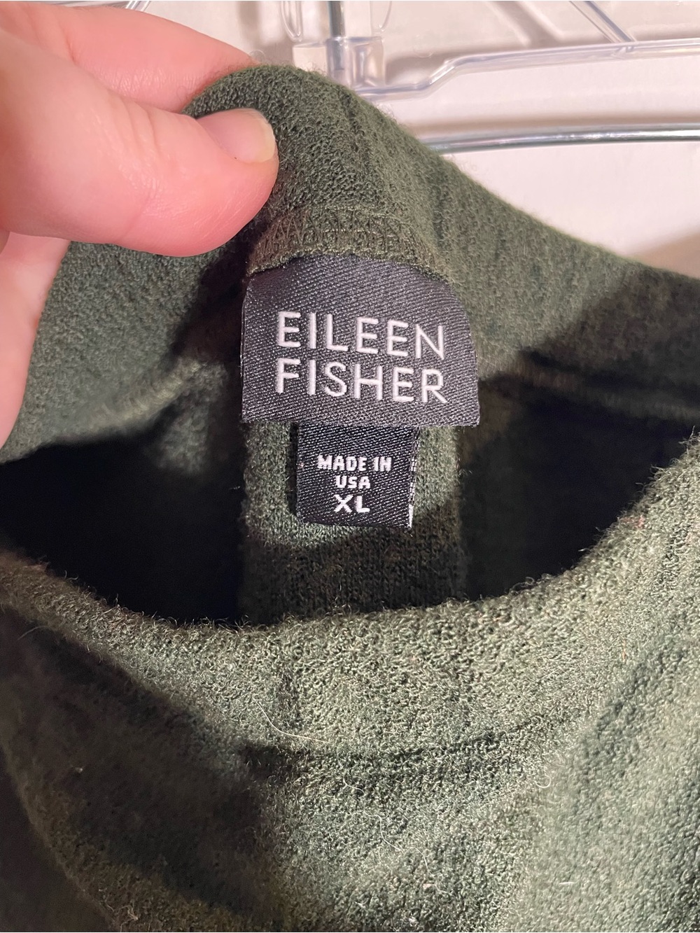 Eileen Fisher 100% wool knit skirt - Picture 2 of 4